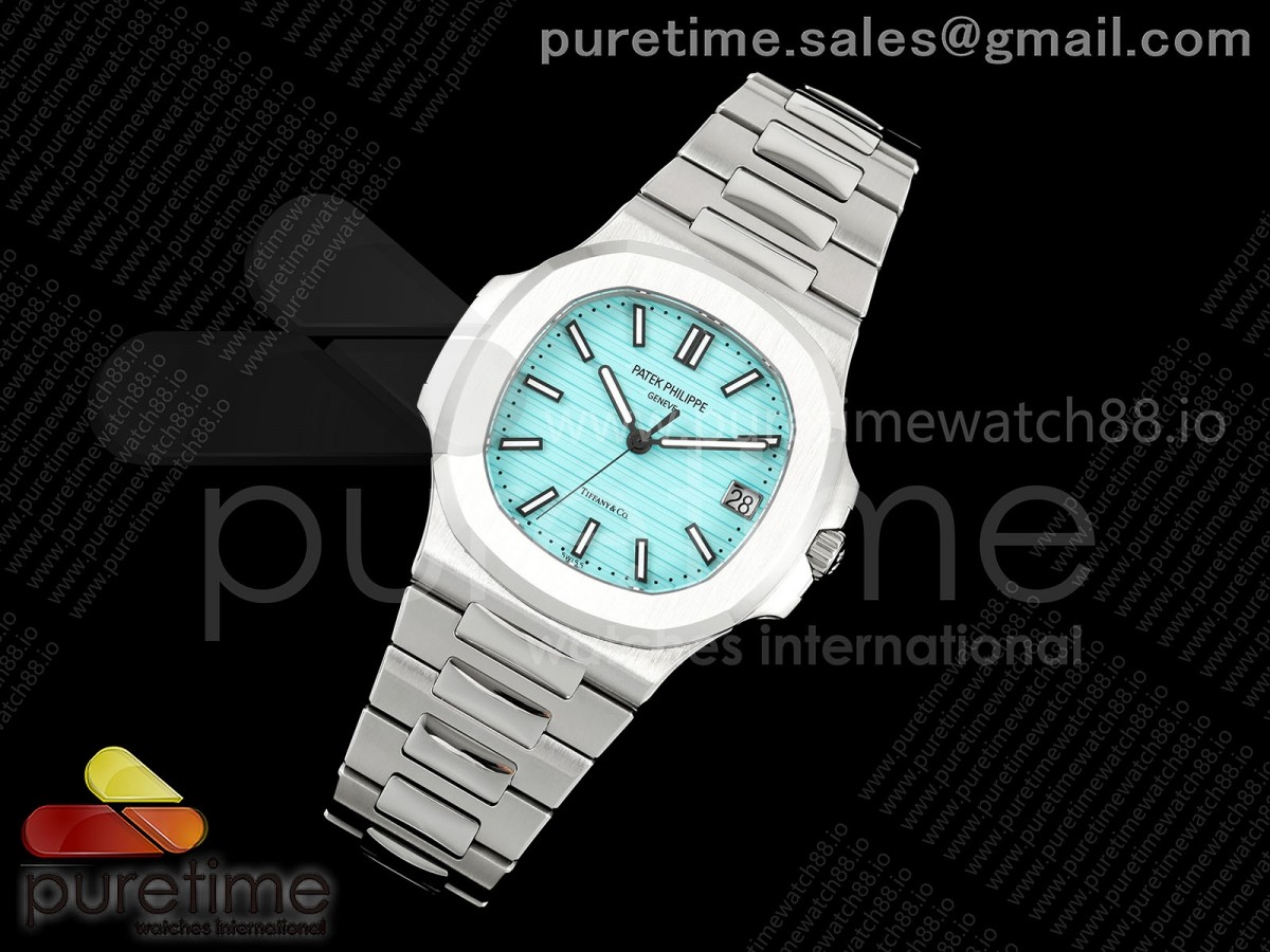 Nautilus 5711 DDF Tiffany Blue Dial on SS Bracelet DPB330 V2