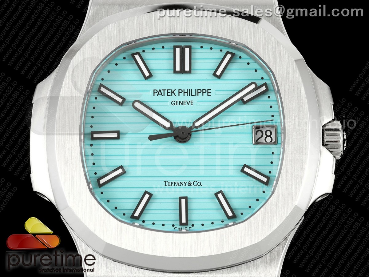 Nautilus 5711 DDF Tiffany Blue Dial on SS Bracelet DPB330 V2
