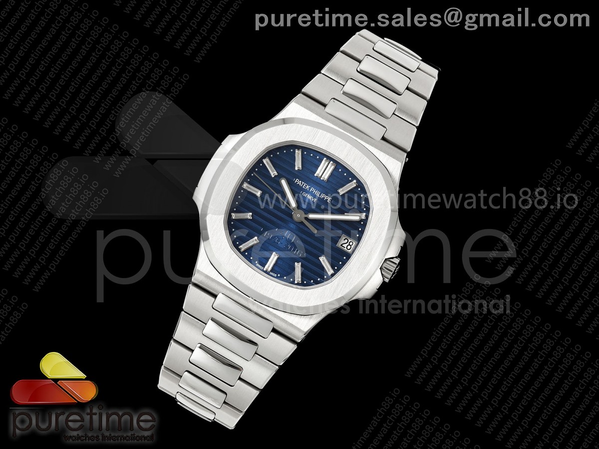 Nautilus 5711 40th Anniversary SS BBF Blue Dial on SS Bracelet DPB330