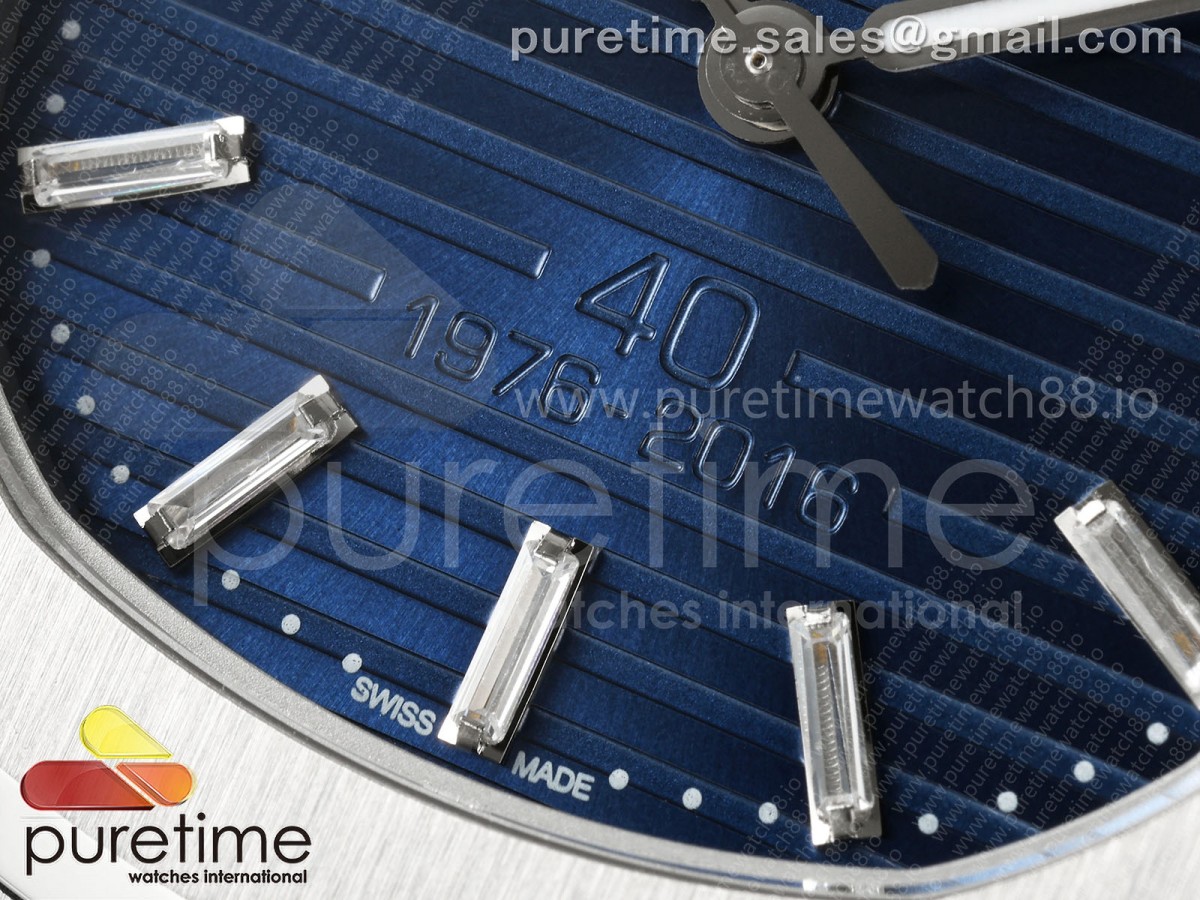 Nautilus 5711 40th Anniversary SS BBF Blue Dial on SS Bracelet DPB330
