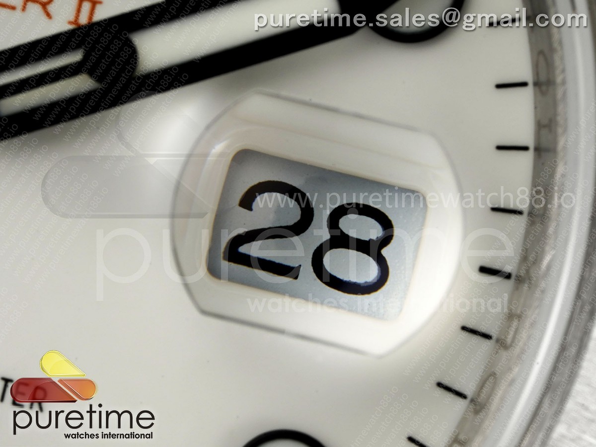 Explorer II 42mm 226570 904L SS QF White Dial on Bracelet JH3285-2 (Free Sprung)