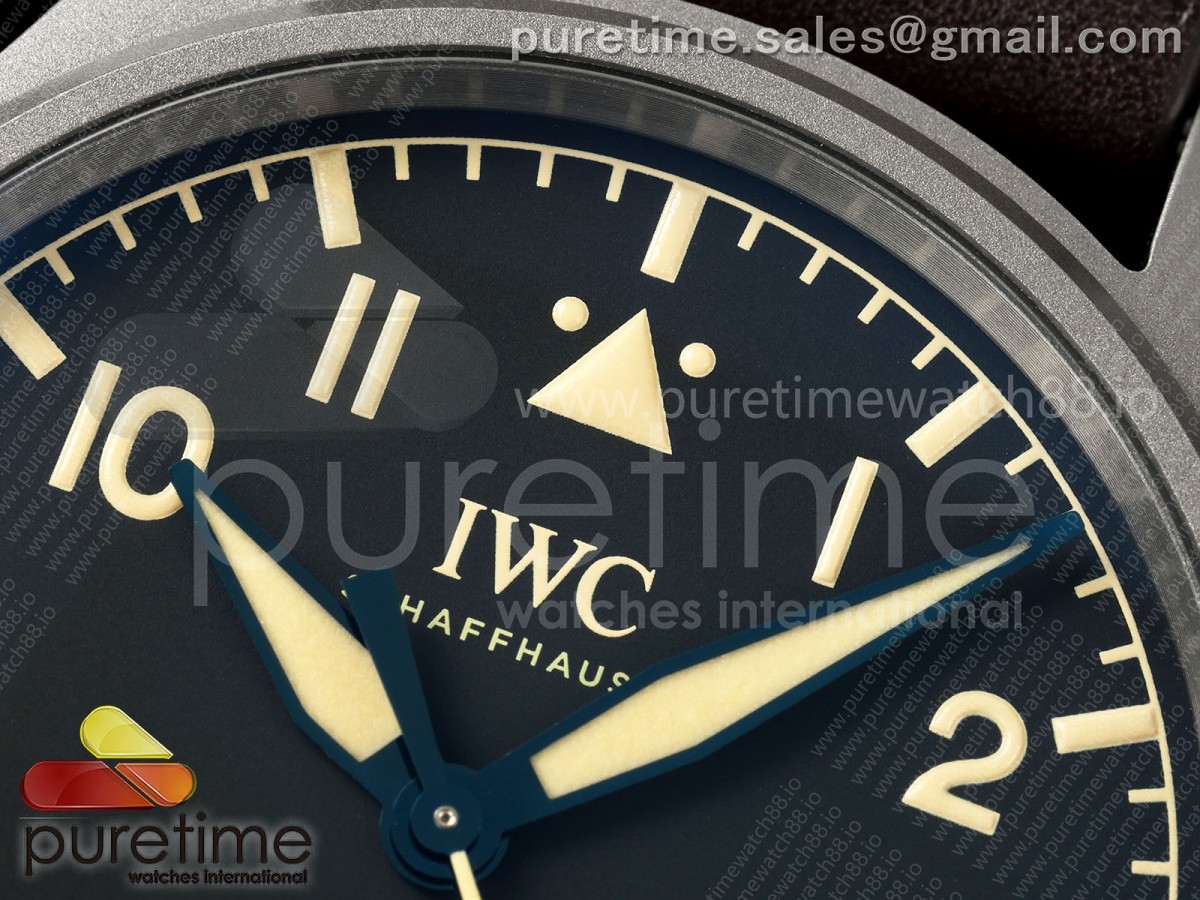 Mark XVIII Titanium MZF Black Dial on Brown Leather Strap A2892