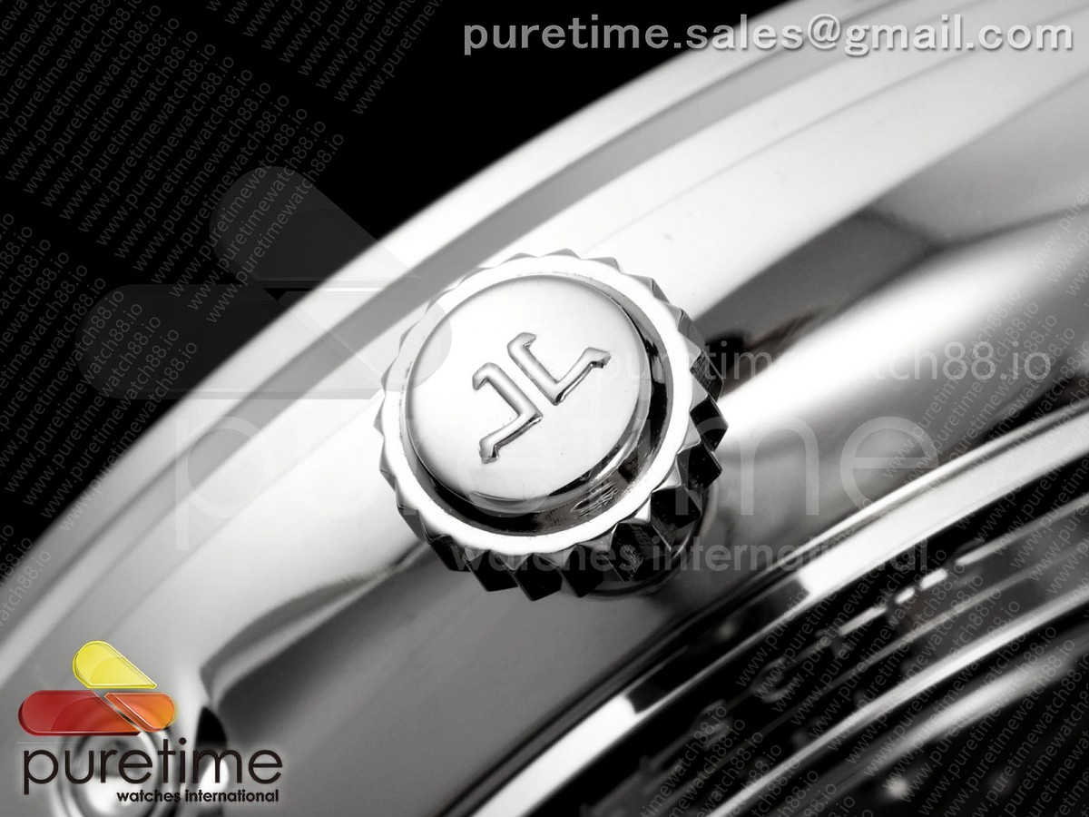 Master Ultra Thin Moon SS RZF Silver Dial on Black Leather Strap SA925