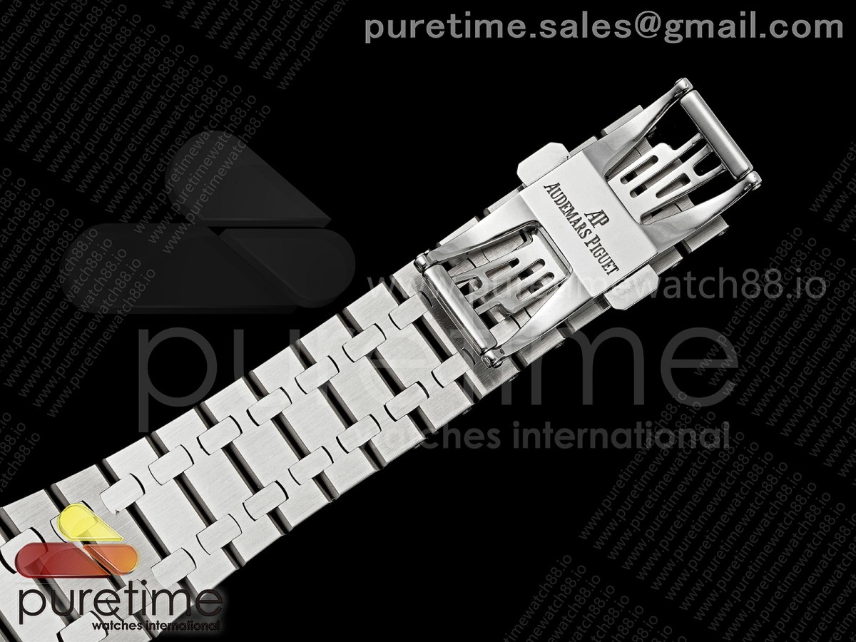 Royal Oak 39mm 15300 SS ZF Black Textured Dial on SS Bracelet SA3120