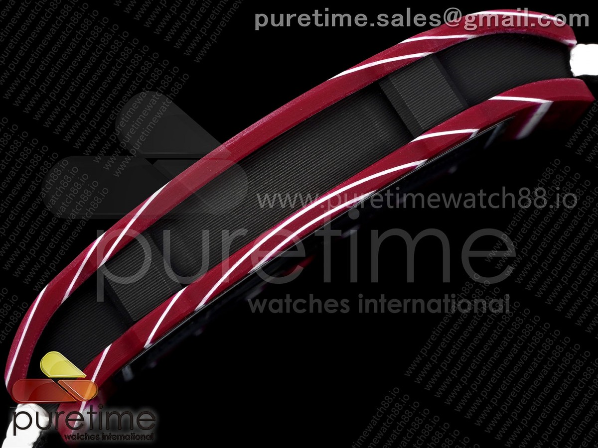 UMI RM67-02 Purple NTPT Mutaz Skeleton Dial on Elastic Strap CRMA7 Clone V3