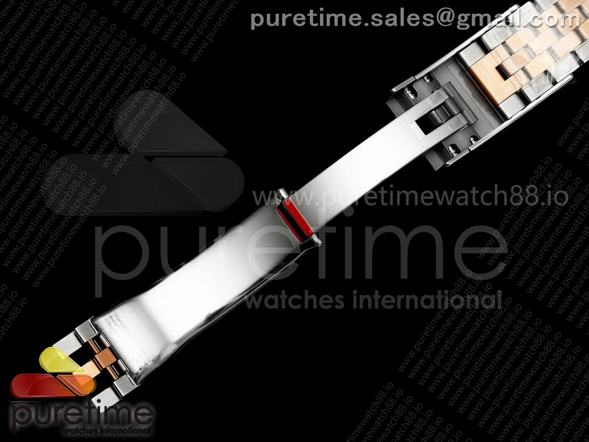 DateJust 41 126331 SS/RG VSF Gray Dial Green Roman on Jubilee Bracelet VS3235 V2s