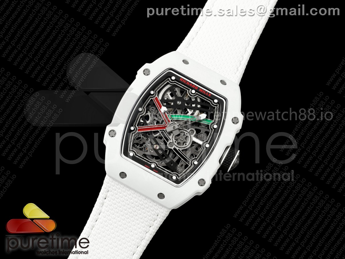 RICH Maker's RM67-02 White NTPT UAE Skeleton Dial CRMA7