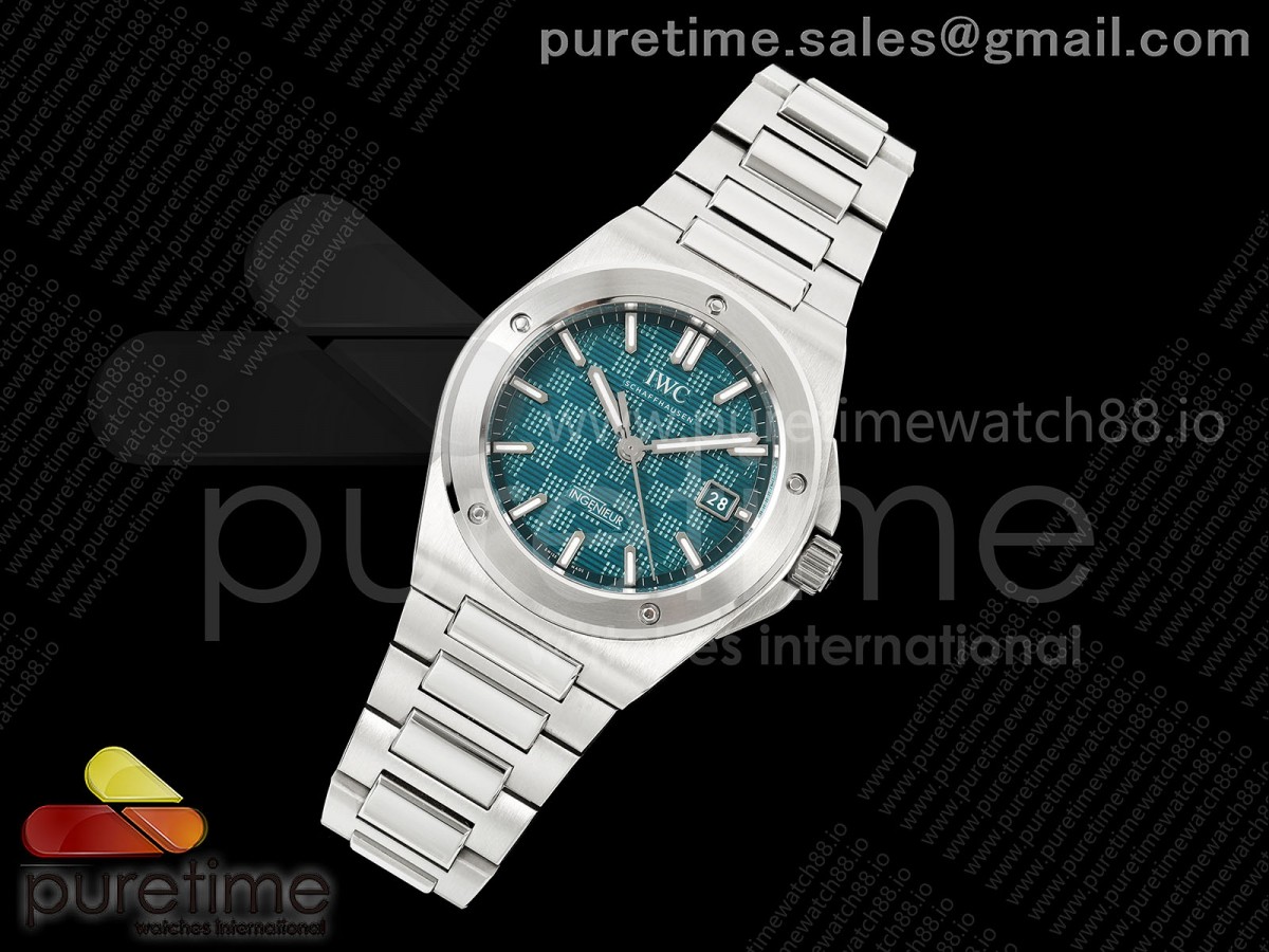Ingenieur Automatic 40 SS V7F Turquoise Dial on SS Bracelet A2892