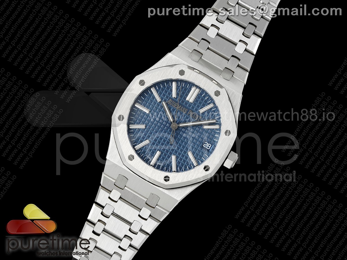 Royal Oak 41mm 15510 SS JF Blue Dial on SS Bracelet SA4302