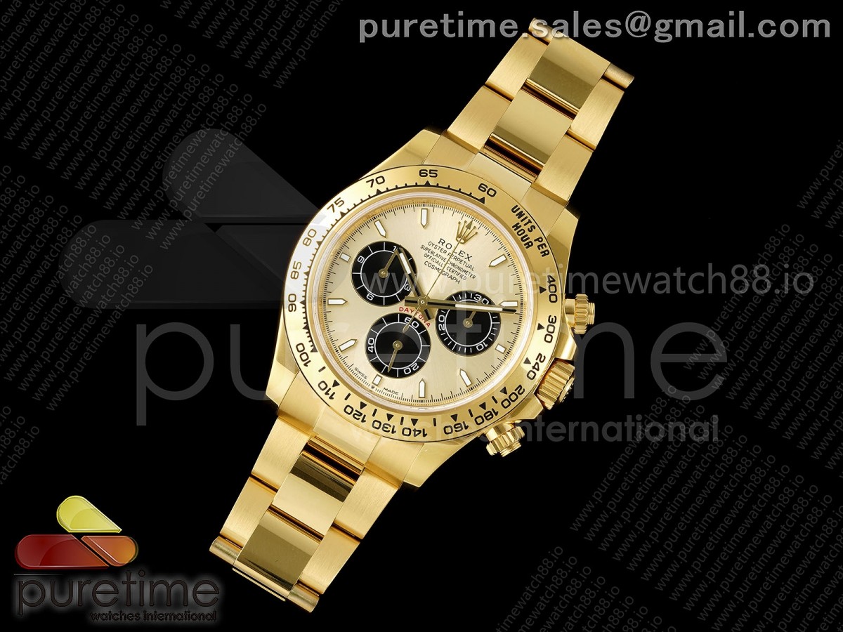 Daytona 126508 BTF YG/Black Dial on YG Bracelet JH4131