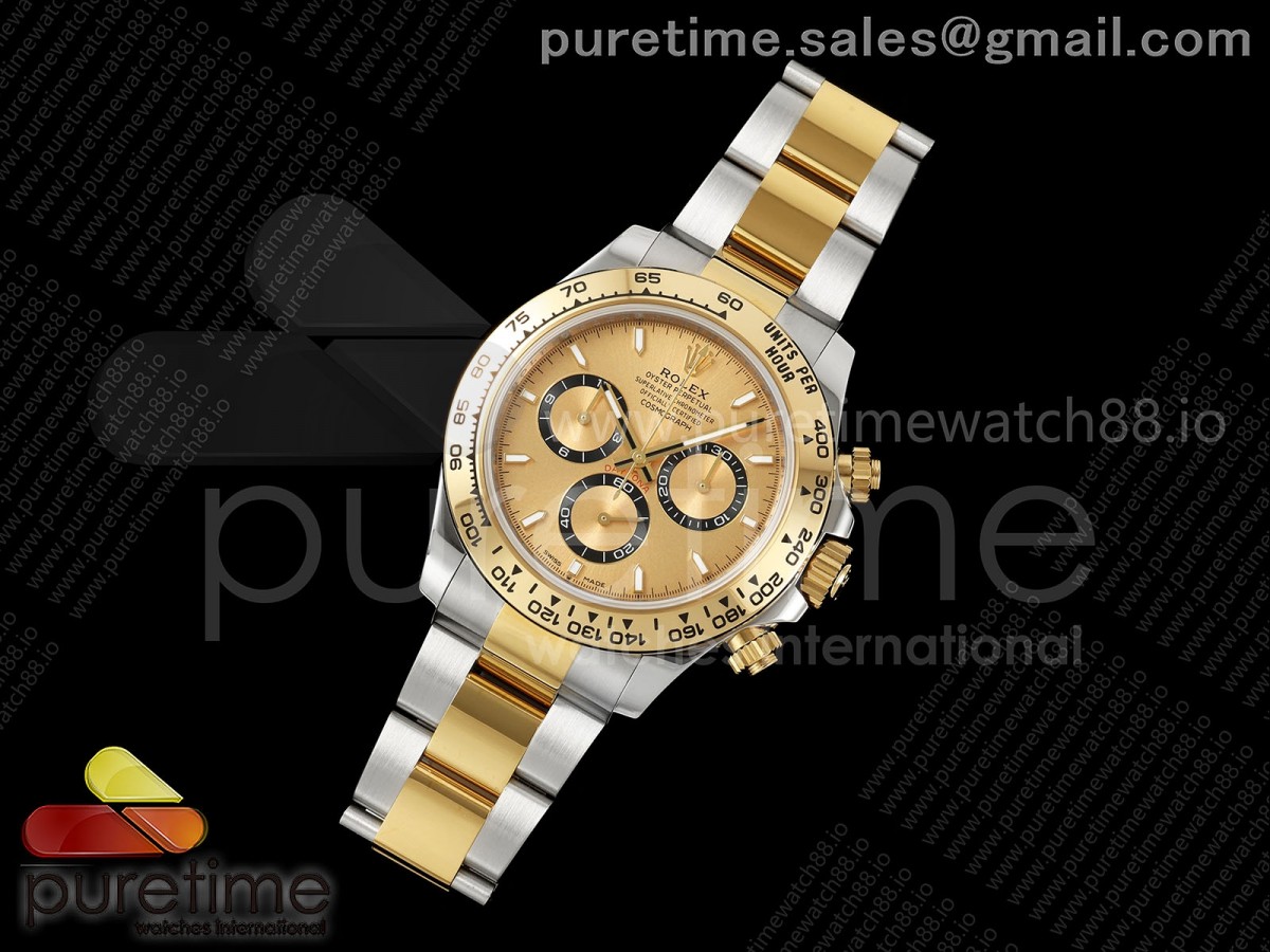 Daytona 126503 WF YG Dial on SS/YG Bracelet JH4131 Free Sprung (164g)