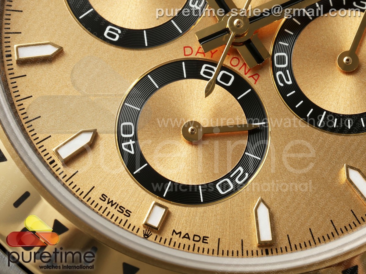 Daytona 126503 WF YG Dial on SS/YG Bracelet JH4131 Free Sprung (164g)