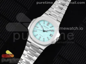 Nautilus 5711 3KF Tiffany Blue Dial on SS Bracelet A324 V2