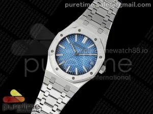 Royal Oak 41mm 15510 SS JF Blue Ombre Dial on SS Bracelet SA4302