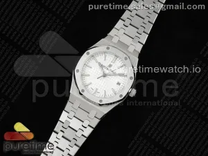 Royal Oak 77351 Ladies SS NTF Weißes Zifferblatt auf SS Armband A5800