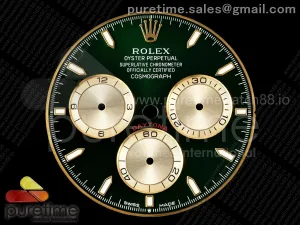 SWF Daytona 126508 Green/YG Dial