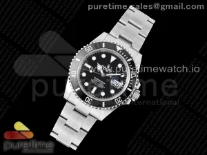 Submariner 41mm 126610 LN Acero negro de cerámica 904L AR+F VR3235