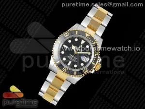 Submariner 126613 LN SS/YG Acero negro de cerámica 904L VSF VS3235