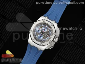 Royal Oak Offshore Schumacher APF Gray/Blue Dial on Blue Rubber Strap A3126