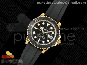 Yacht-Master 42mm YG 226658 GMF Black Dial on Oysterflex Strap JH3235 (Free Sprung)