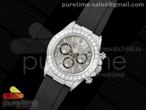 Daytona 126539TBR QF Gray Dial on Oysterflex Strap JH4131 V13 Weighted (Free Sprung)