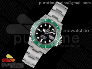 Submariner 41mm 126610 LV Kermit 904L Acciaio VSF VS3235