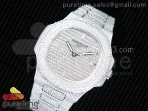 NAUTILUS 5719/1G FULL DIAMOND
