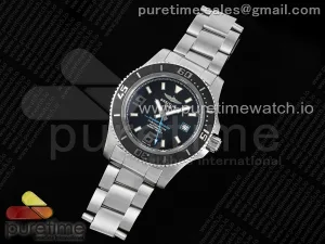Superocean Automatic 44 EF Black/Blue Dial on SS Bracelet A2824