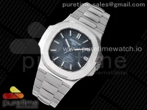 Nautilus 5711/1A 3KF Blue Textured Dial on SS Bracelet A324 V2