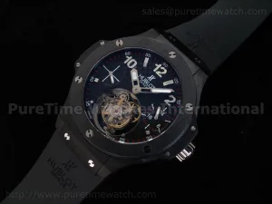 Big Bang Tourbillon PVD Esfera negro
