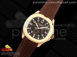 Aquanaut 5167 RG BBF Brown Dial on Brown Rubber Strap DD324