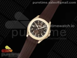 Aquanaut 5167R SS ZF Brown Dial on Brown Rubber Strap 330CS V2