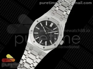 Royal Oak 41mm 15510 SS JF Black Dial on SS Bracelet SA4302