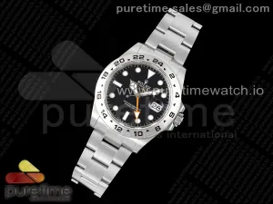 Explorer II 42mm 226570 Black 904L SS GMF Black Dial on Bracelet VR3285 CHS