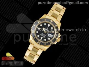 Submariner 126618 LN YG Acero negro de cerámica 904L VSF VS3235