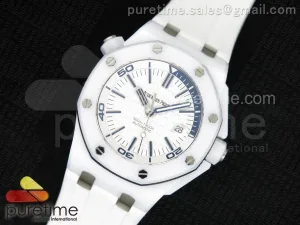 Royal Oak Offshore Diver Céramique blanche