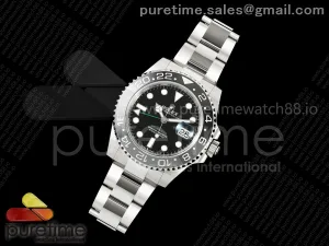 GMT-Master II 126710 GRNR Black/Gray Ceramic RCF on Oyster Bracelet JH3285