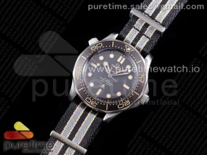 Seamster 300 "No Time to Die" Limited Edition VSF on SS Mesh Armband A8806(Free Nato) V2