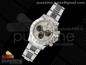 Daytona 126509 AVF Gray/Black Dial on SS Braclet DD4131 (Mod)