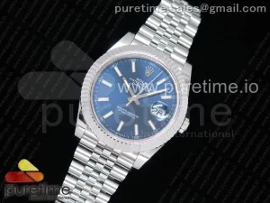 DateJust Men SS Blau