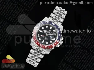 GMT-Master II 126710 BLRO Blau / Rot Keramik Clean Factory auf Jubilee Armband DD3285 CHS V2