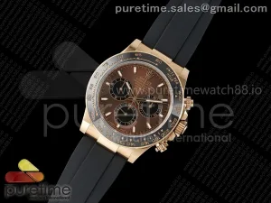Daytona 126515 AVF Brown Dial on Oysterflex Strap DD4131 (Mod)