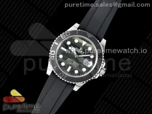 Yacht-Master 42mm 226659 Clean Falcon’s Eye Zifferblatt on Schwarzes Gummiband VR3235