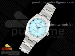 Oyster Perpetual 126000 36mm VSF 904L Acier Tiffany Cadran bleu VS3235