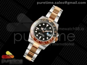 GMT-Master II 126711 CHNR Black/Brown Ceramic WF Black Dial on Bracelet JH3285 CHS (175g)