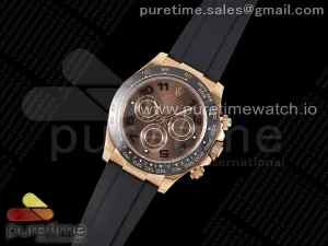 Daytona 116515 Clean Chocolate Dial Black Markers on Oysterflex Strap SA4130 V2