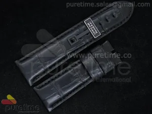Panerai 24/22 Alligator Strap Noir