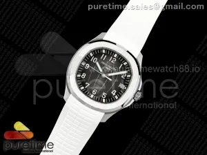Aquanaut 5167 SS DDF Gray Dial on White Rubber Strap DD330
