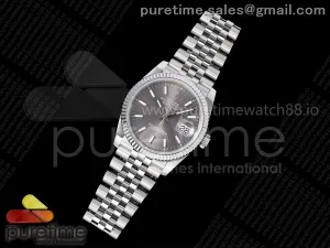 DateJust 36 126234 QF Gray Stick Dial on Jubilee Bracelet QF3235