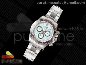 Daytona 126506 VSF 904L Steel Ice Blue Dial on SS Bracelet VS4131 V3s (Weighted)